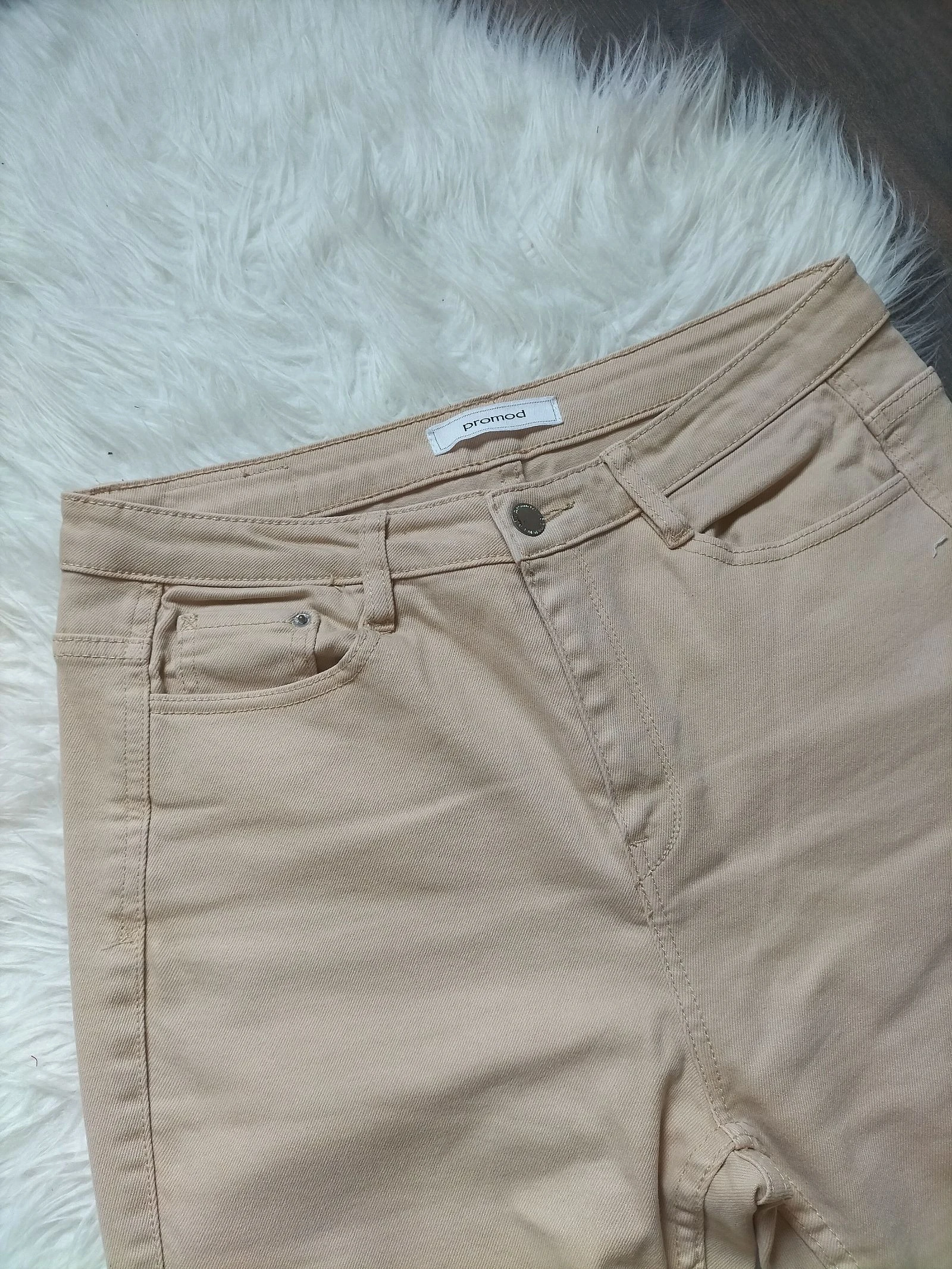 Pantalón jeans Promod beige talla 42 – photo 2
